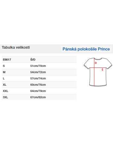 Polokošile Prince - biobavlna, mix barev