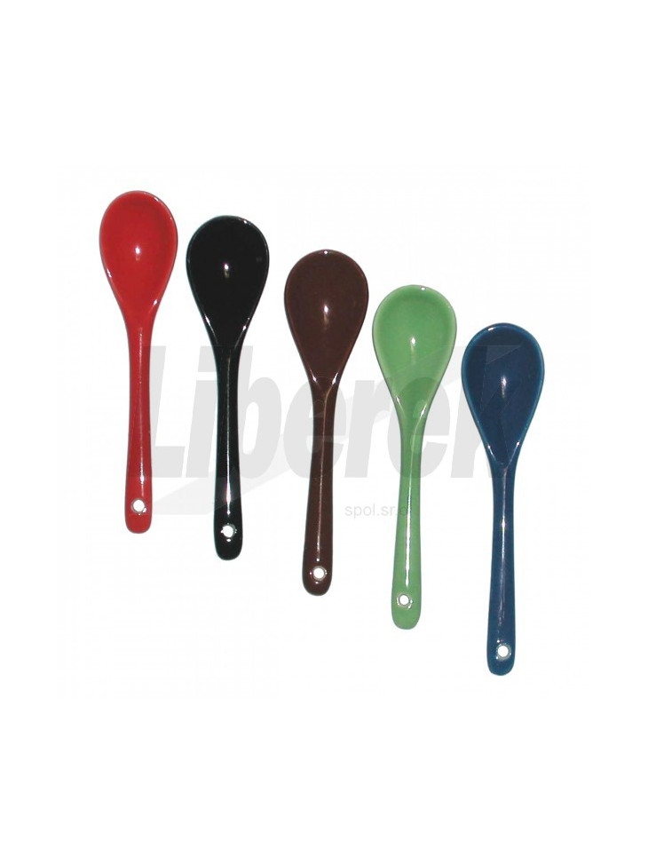 Keramická lžička barevná