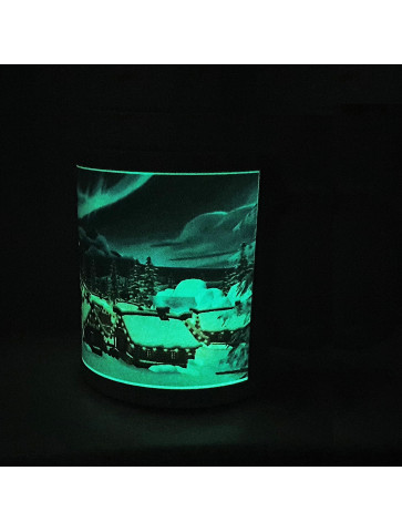 Hrnek bílý s fosforeskujícím polem std