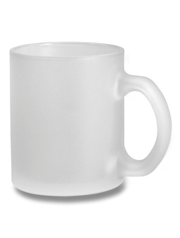 Hrnek skleněný, matný