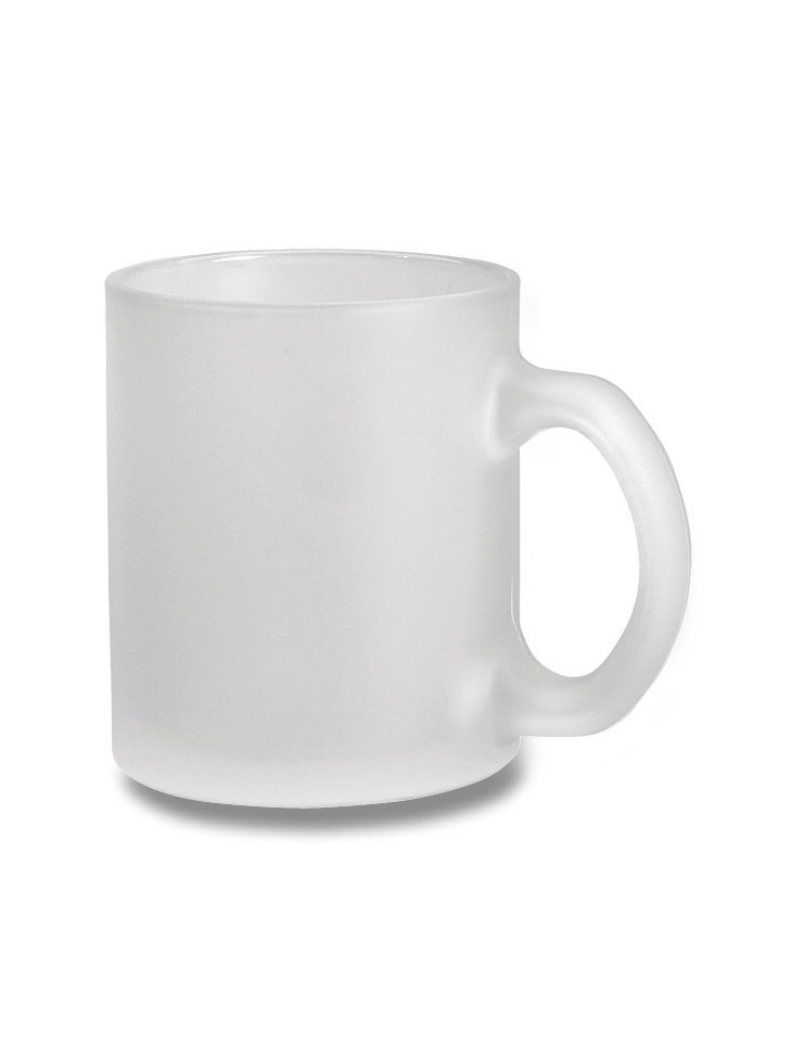 Hrnek skleněný, matný