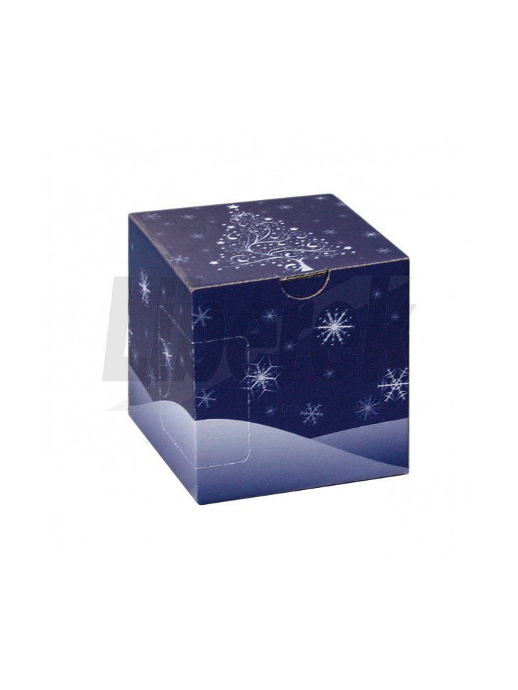 Dárková krabička na hrnek modrá