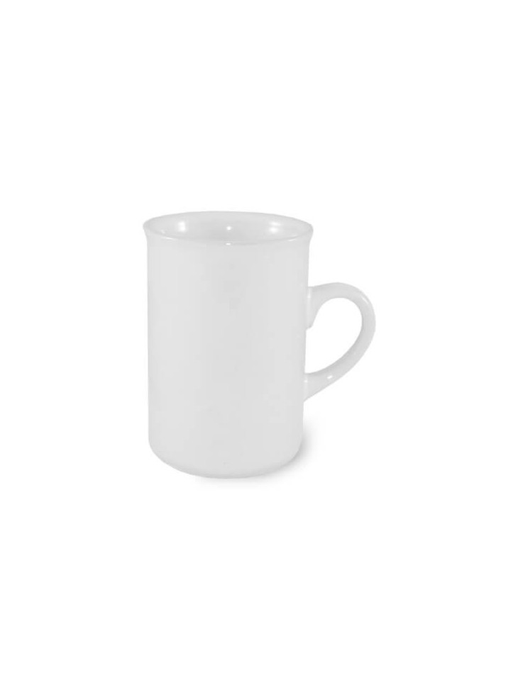 Hrnek bílý úzký s malým ouškem