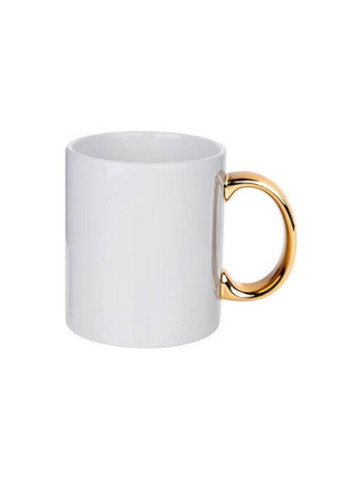 Hrnek bílý zlaté ucho 300ml, keramický