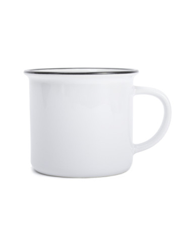 Hrnek keramický, retro kolekce, černý lem