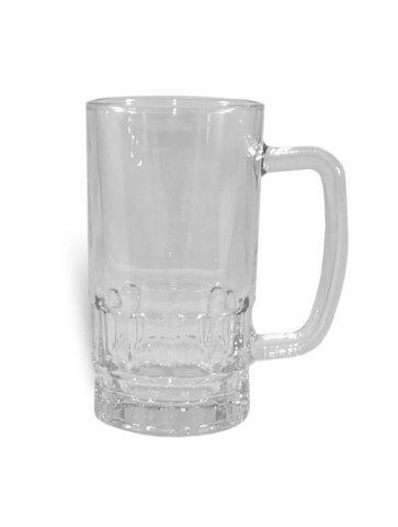 Pivní korbel skleněný, čirý