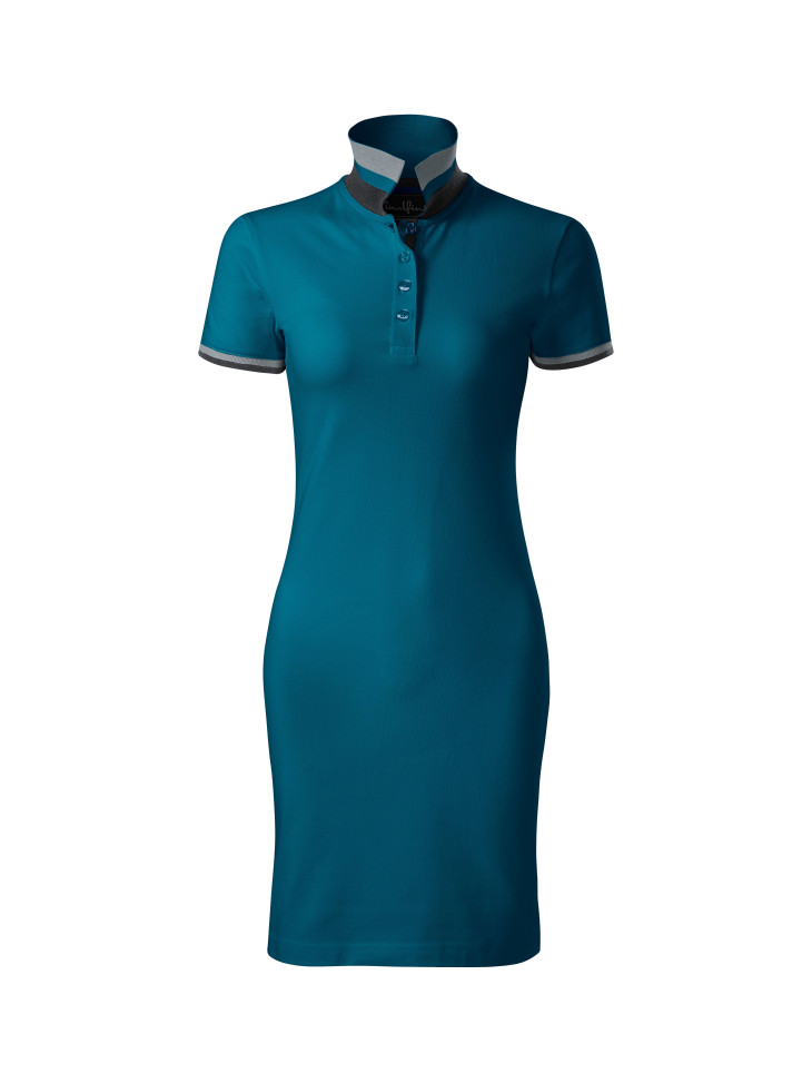 Šaty Polo, Malfini Dress Up, barva petrolejová modrá