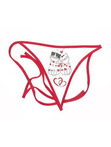 .Dámská saténová tanga - výprodej, velká sleva.