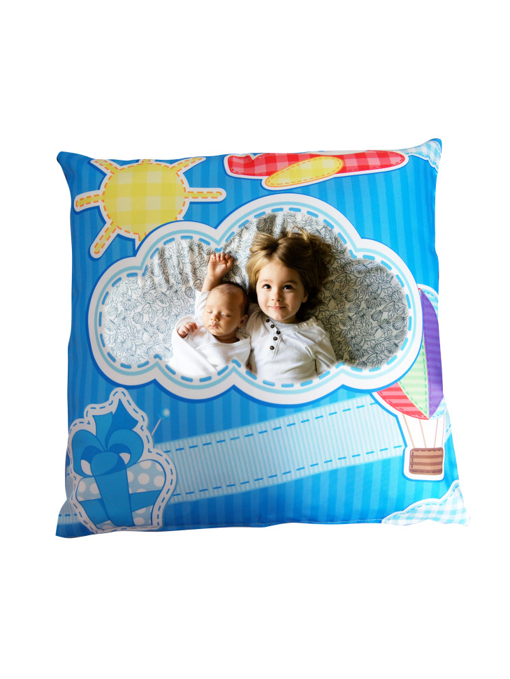 Polštář Obláček s potiskem, 38x38 cm
