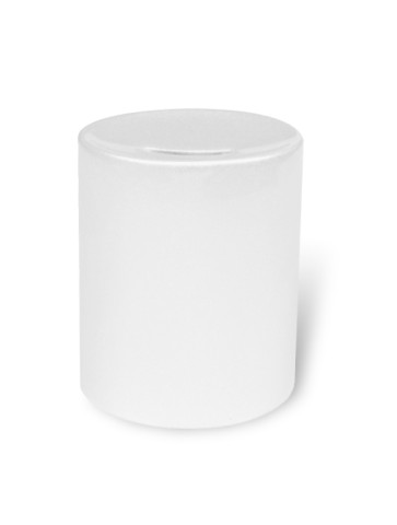 Pokladnička keramická bílá