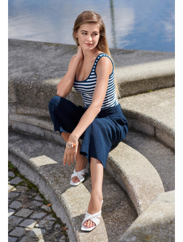 Tílko pruhované Malfini Sailor Top