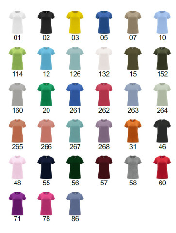 Tričko dámské Capri 170g