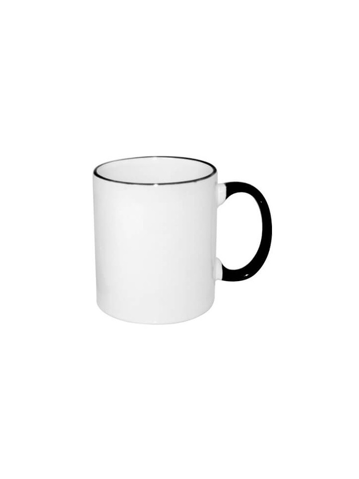 Hrnek bílý standard barevné ucho