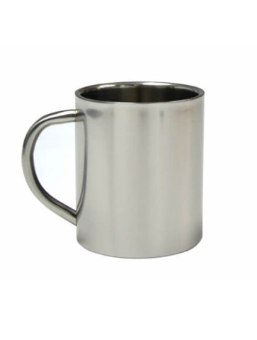 Hrnek dvouplášťový nerez 400 ml s potiskem