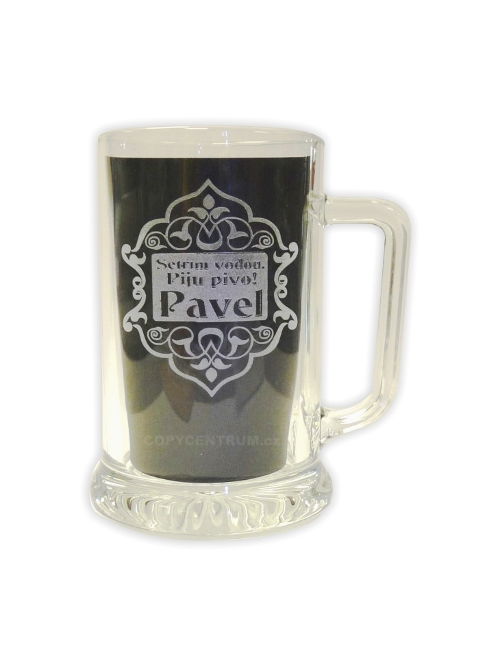 Sklenice pivní 0,5l - pískování